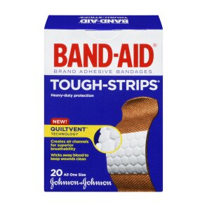 box of Quiltvent BAND-AID® Brand adhesive bandages from 2012